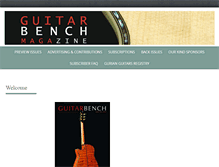 Tablet Screenshot of guitarbench.com